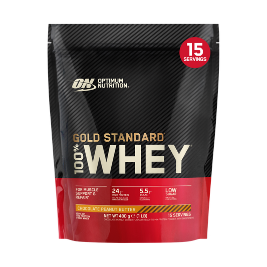 Optimum Nutrition Gold Standard 100% Whey 480g Chocolate Peanut Butter packshot
