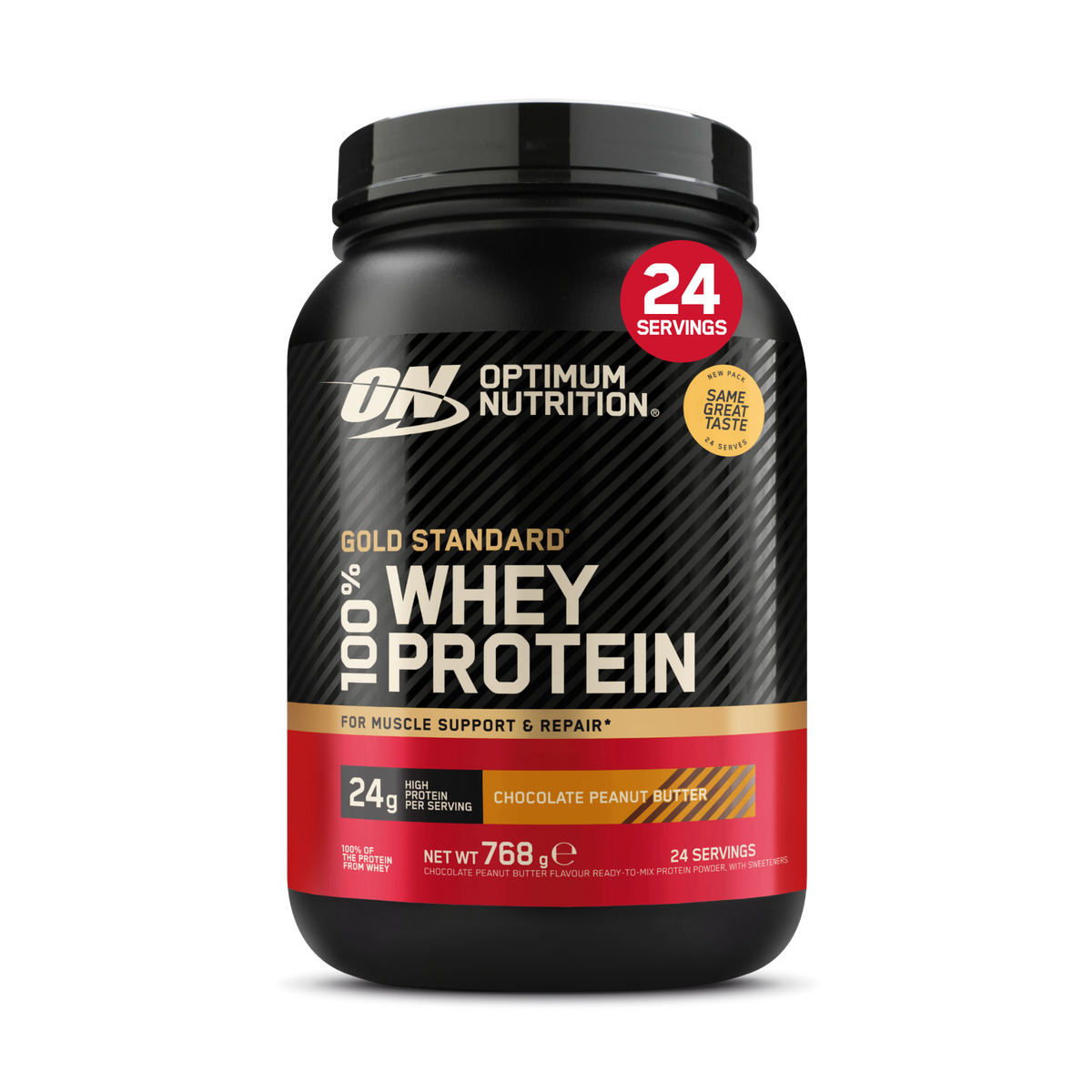 Optimum Nutrition Gold Standard 100% Whey 768g Chocolate Peanut Butter
