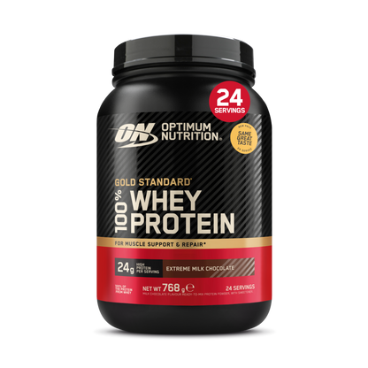 Optimum Nutrition Gold Standard 100% Whey 768g Extreme Milk Choc packshot