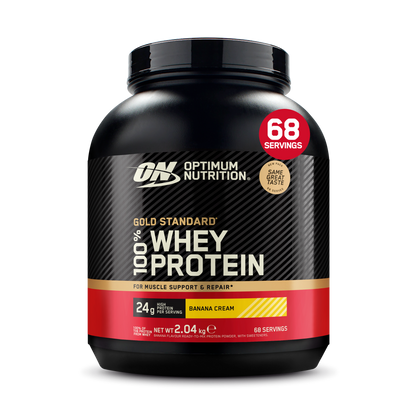 Optimum Nutrition Gold Standard 100% Whey 2.04kg Banana packshot
