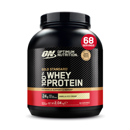 Optimum Nutrition Gold Standard 100% Whey 2.04kg Vanilla Ice Cream packshot