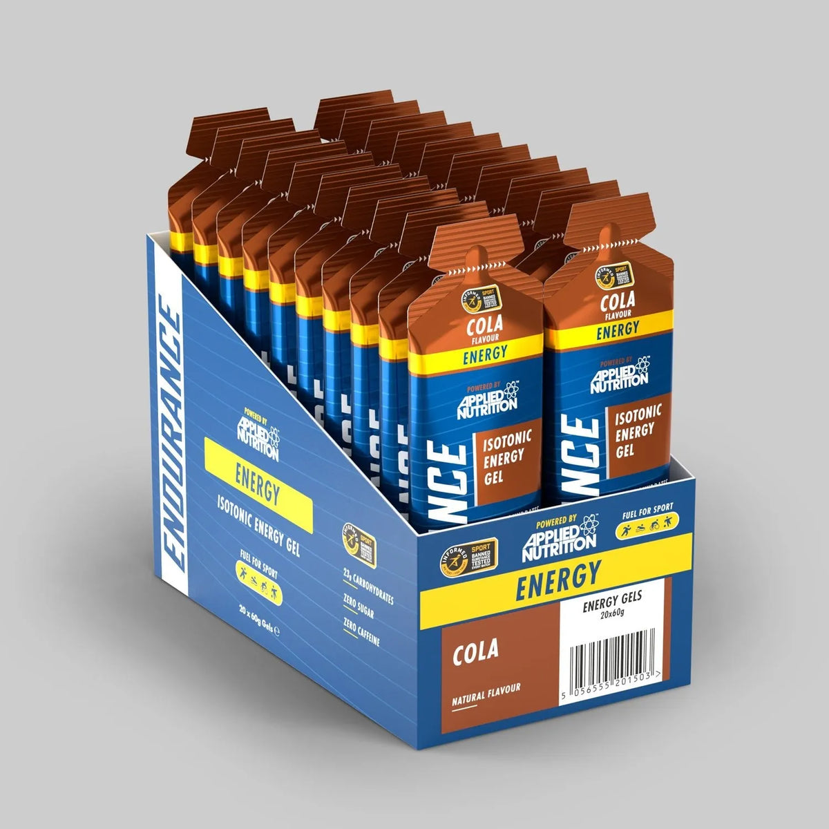 Applied Nutrition Endurance Velocity Energy Gel 20x60g Cola packshot