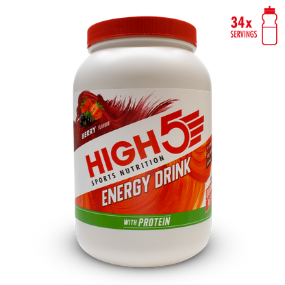 HIGH5 Energy Drink with Protein 1.6kg Berry packshot