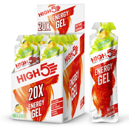 HIGH5 Energy Gel 20x40g Citrus packshot
