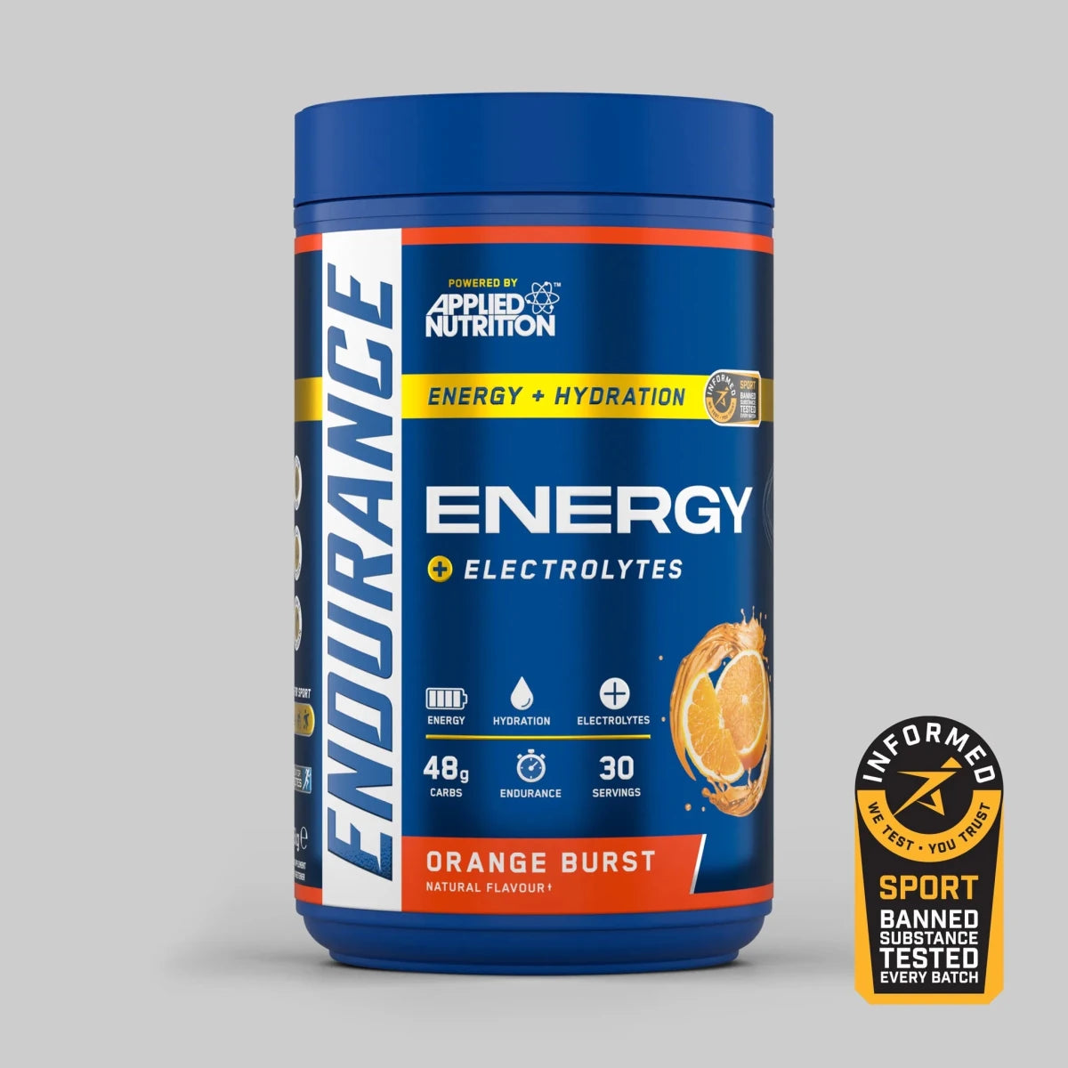 Applied Nutrition Endurance Carb & Electrolyte Energy 1.5kg — Orange Burst