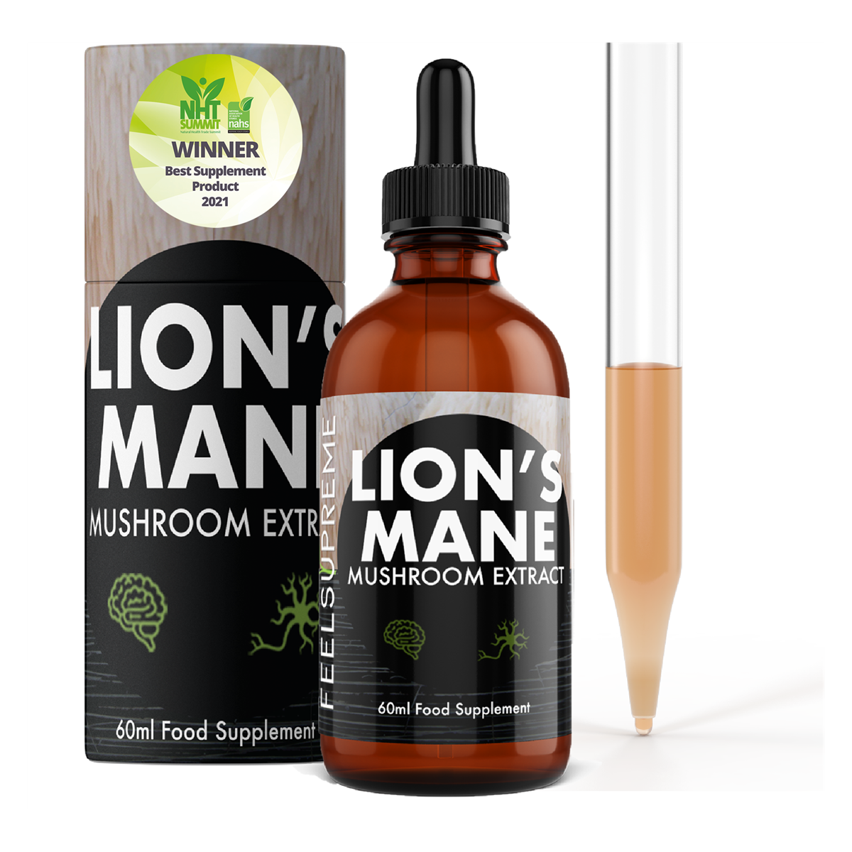 Feel Supreme Lions Mane Extract 60ml — FEL001