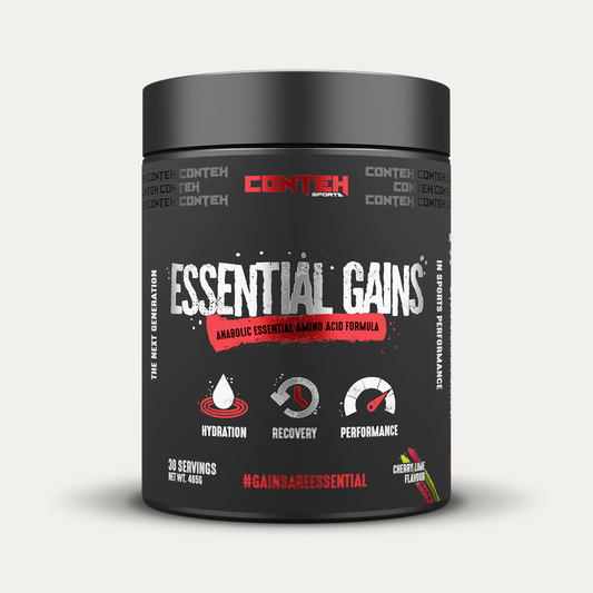 Conteh Sports Essential Gains 465g — Cherry & Lime
