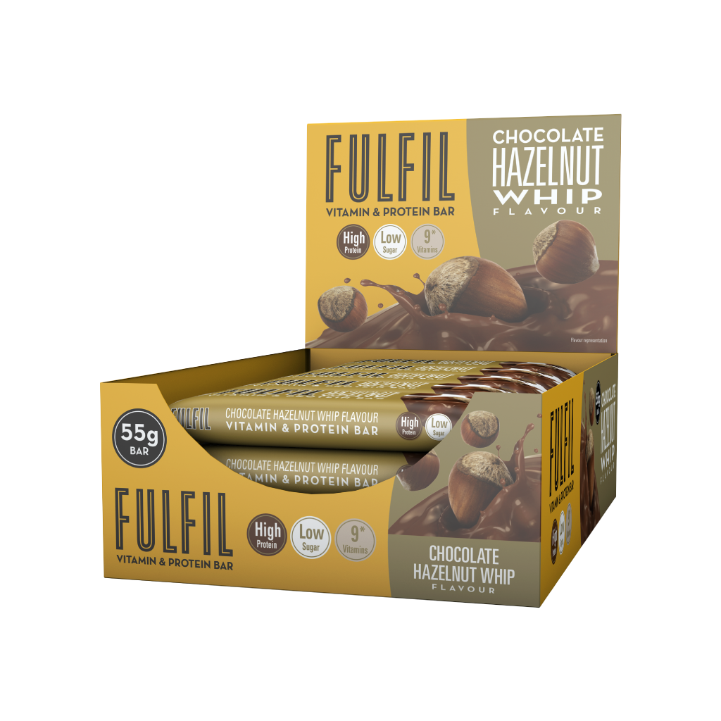 Fulfil Nutrition Vitamin & Protein Bar 15x55g - Hazelnut Whip