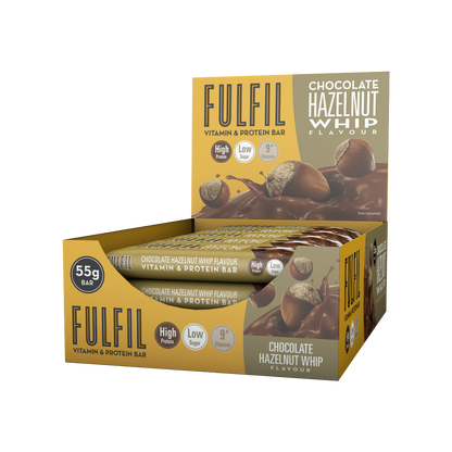 Fulfil Nutrition Vitamin & Protein Bar 15x55g - Hazelnut Whip