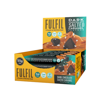 Fulfil Nutrition Vitamin & Protein Bar 15x55g - Dark Salted Caramel