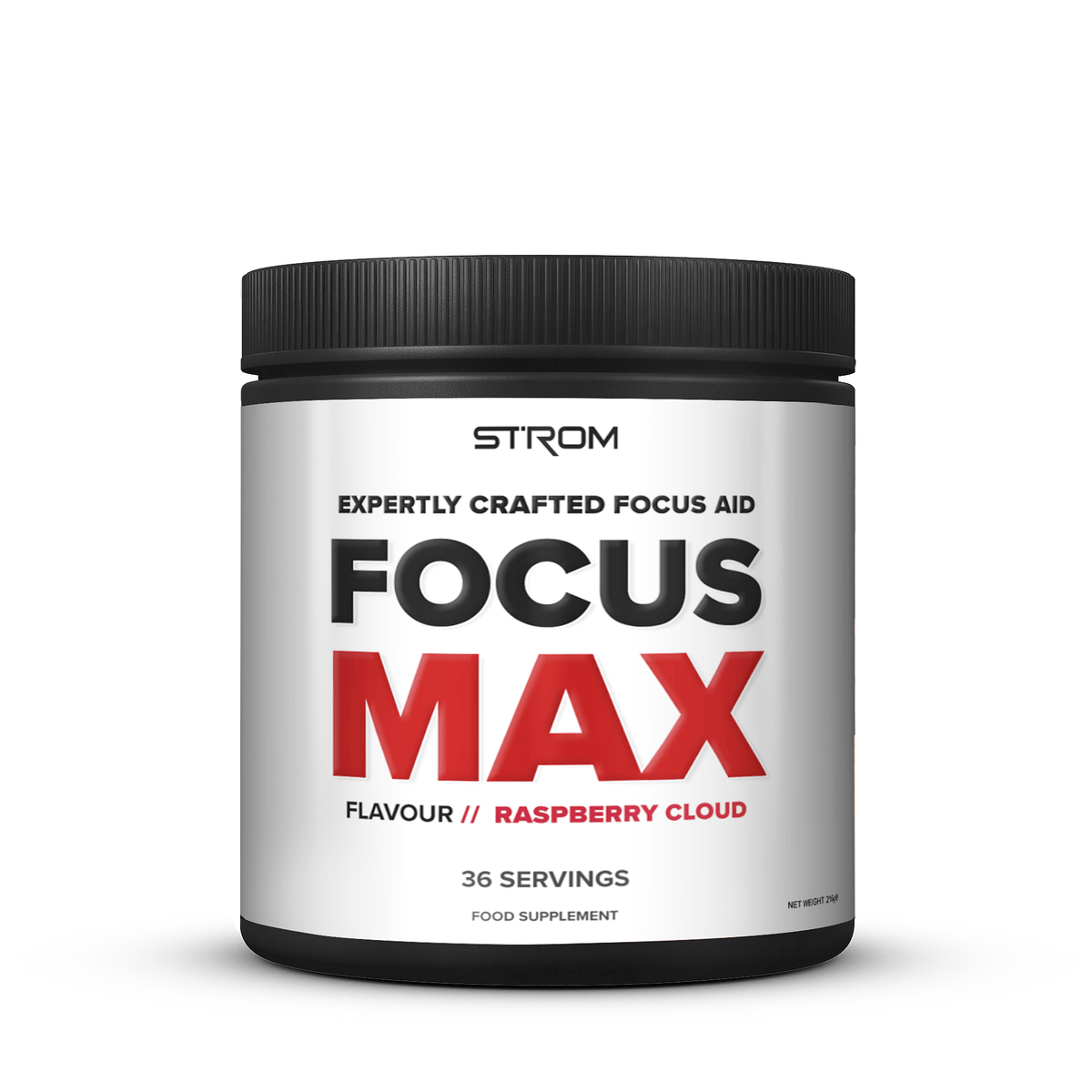 Strom Sports FocusMAX 216g - Raspberry Cloud product packaging