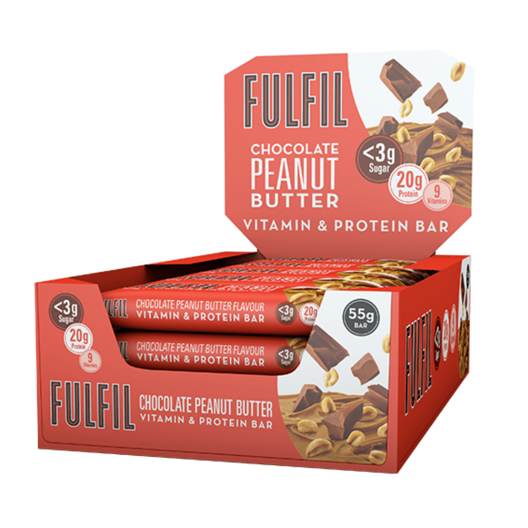 Fulfil Nutrition Vitamin & Protein Bar 15x55g Chocolate Peanut Butter packshot