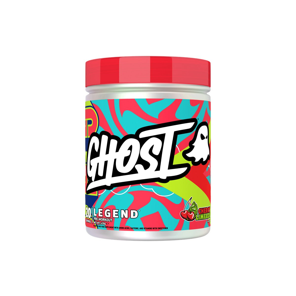Ghost Legend V5 430g pre-workout tub front