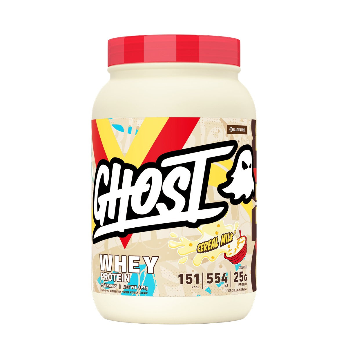 Ghost Whey Protein Cereal Milk 897g tub front