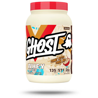 Ghost Whey Protein Peanut Butter Cereal Milk 923g tub