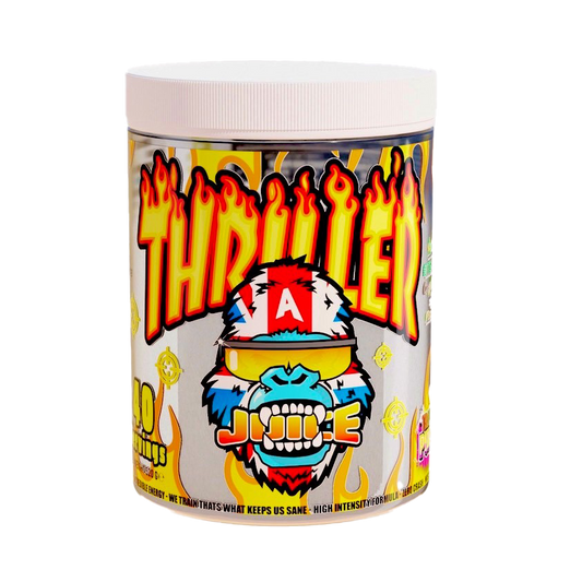 Gorillalpha Thriller Juice 520g - Raspberry & Lemonade Slushy product packaging