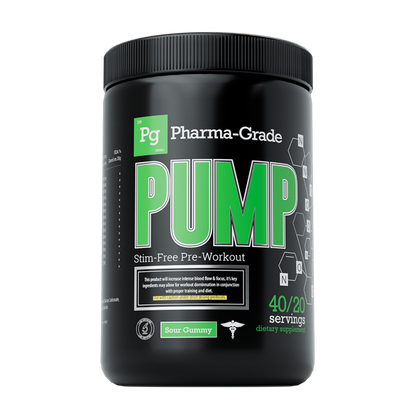 Pharma Grade PUMP 400g - Sour Gummy product packaging
