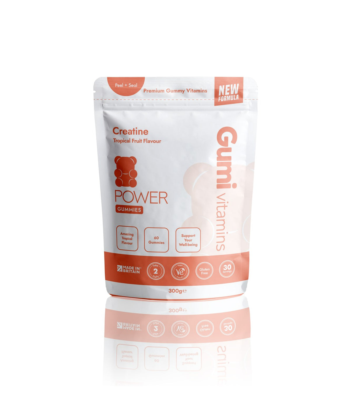 Gumi Vitamins POWER Creatine Gummies 300g Tropical Fruit pouch