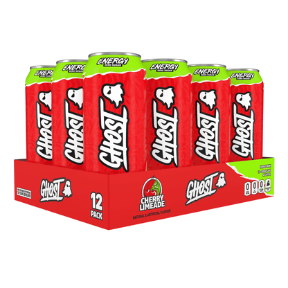 Ghost Energy Drink 12x500ml Cherry Limeade packshot