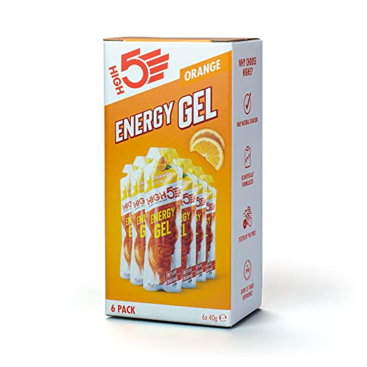 HIGH5 Energy Gel 6x40g - Berry product packaging