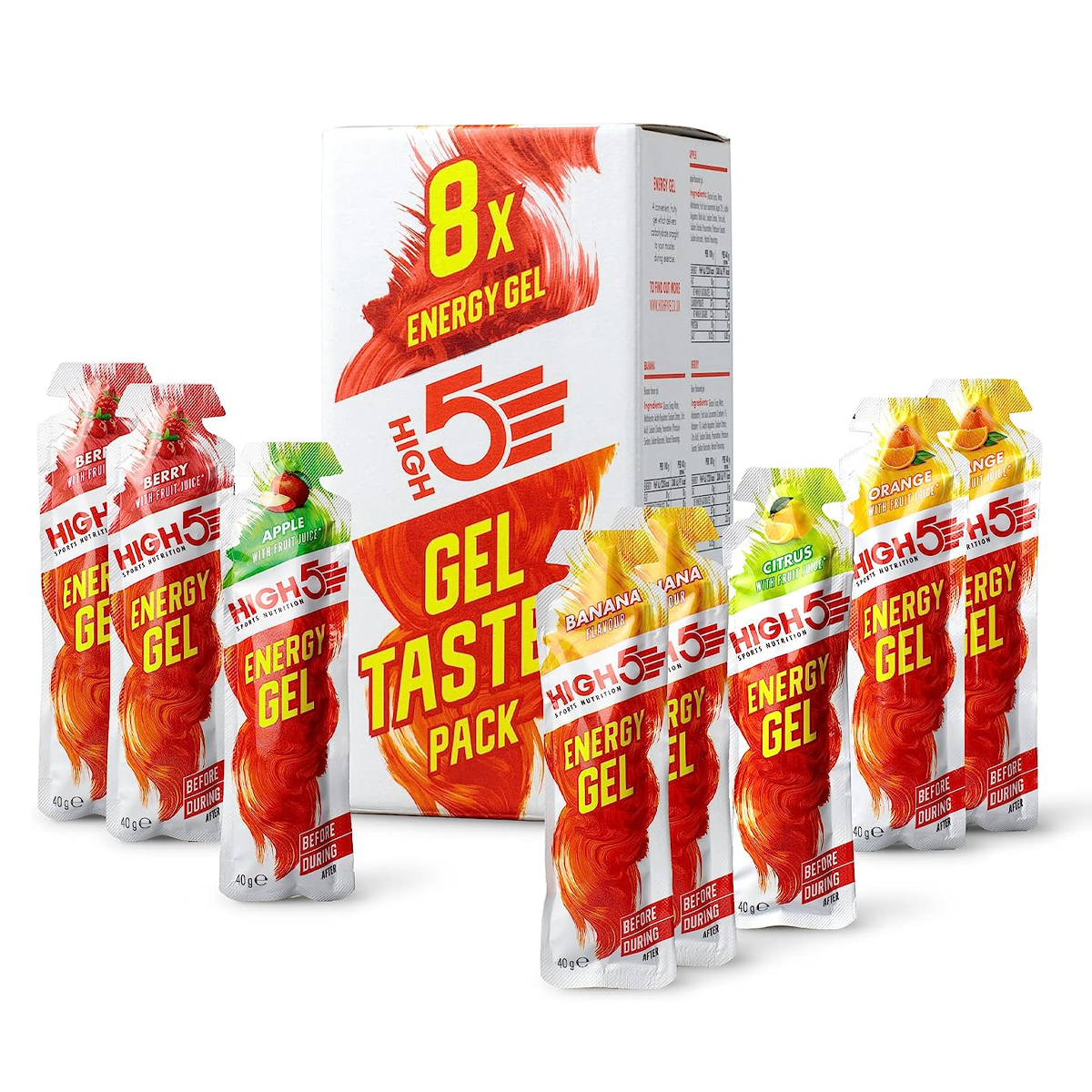 HIGH5 Gel Taster Pack 8x40g — HIG077