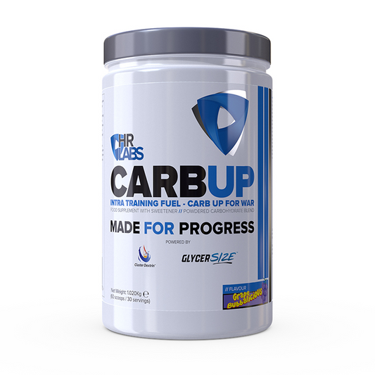 HR Labs Carb Up 1020g - Grape Bubbalicious product packaging