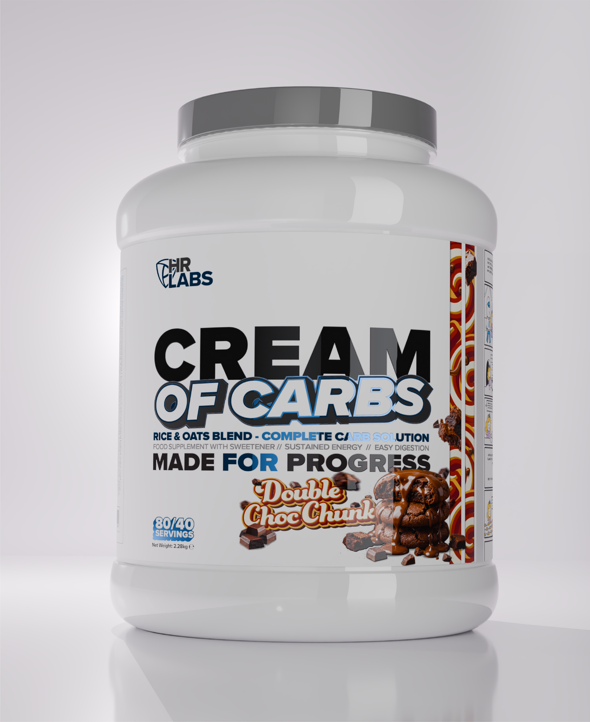 HR Labs Cream of Carbs 2.28kg - Double Choc Chunk