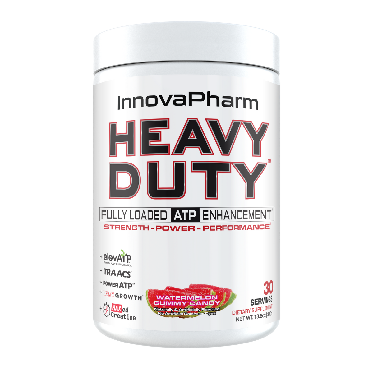 Innovapharm Heavy Duty 390g - Watermelon Gummy Candy product packaging