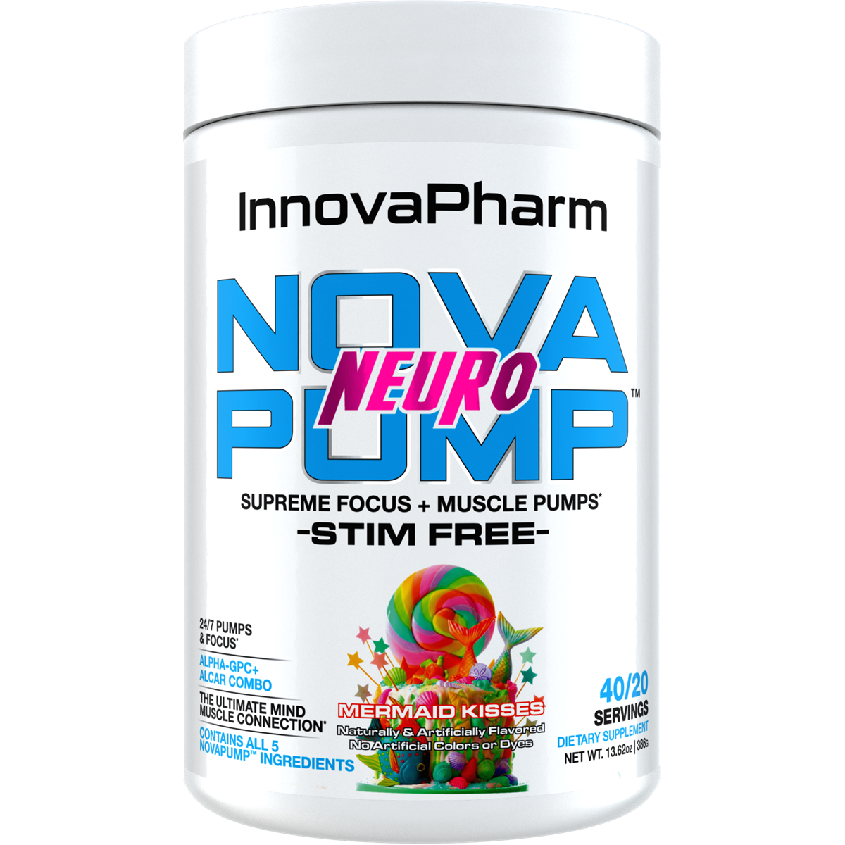 Innovapharm NovaPump Neuro 418g - Mermaids Kiss product packaging