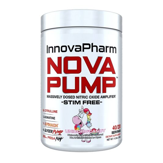 Innovapharm NovaPumpp 320g - Unicorn Candy product packaging