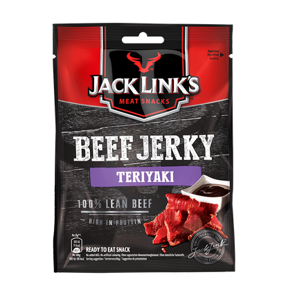 Jack Links Beef Jerky 12x25g - Teriyaki product packaging