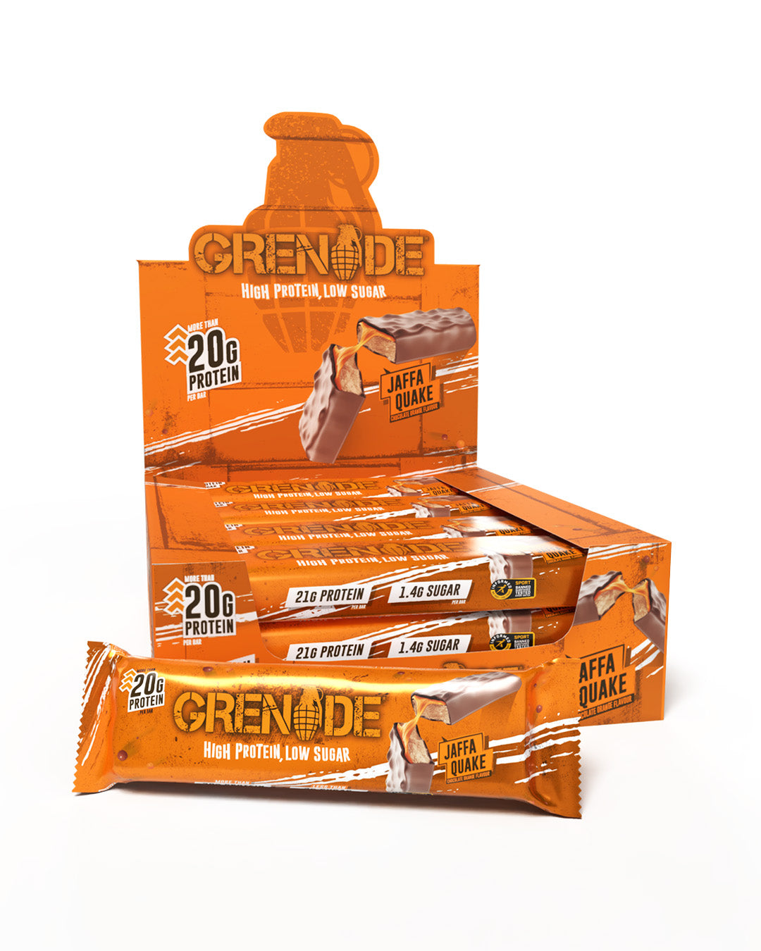 Grenade Protein Bar 60g - Jaffa Quake