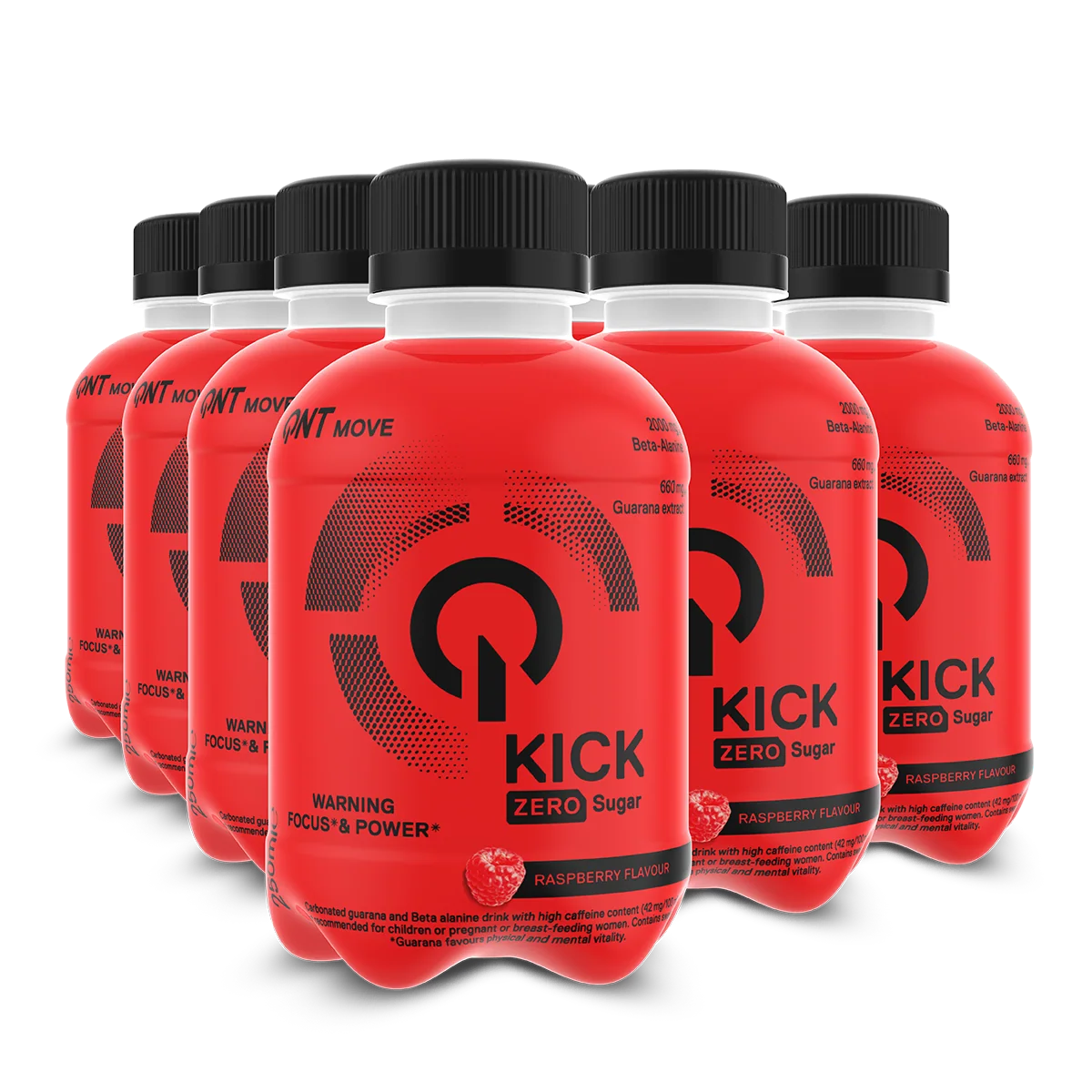 QNT Kick Drink 12x250ml - Raspberry
