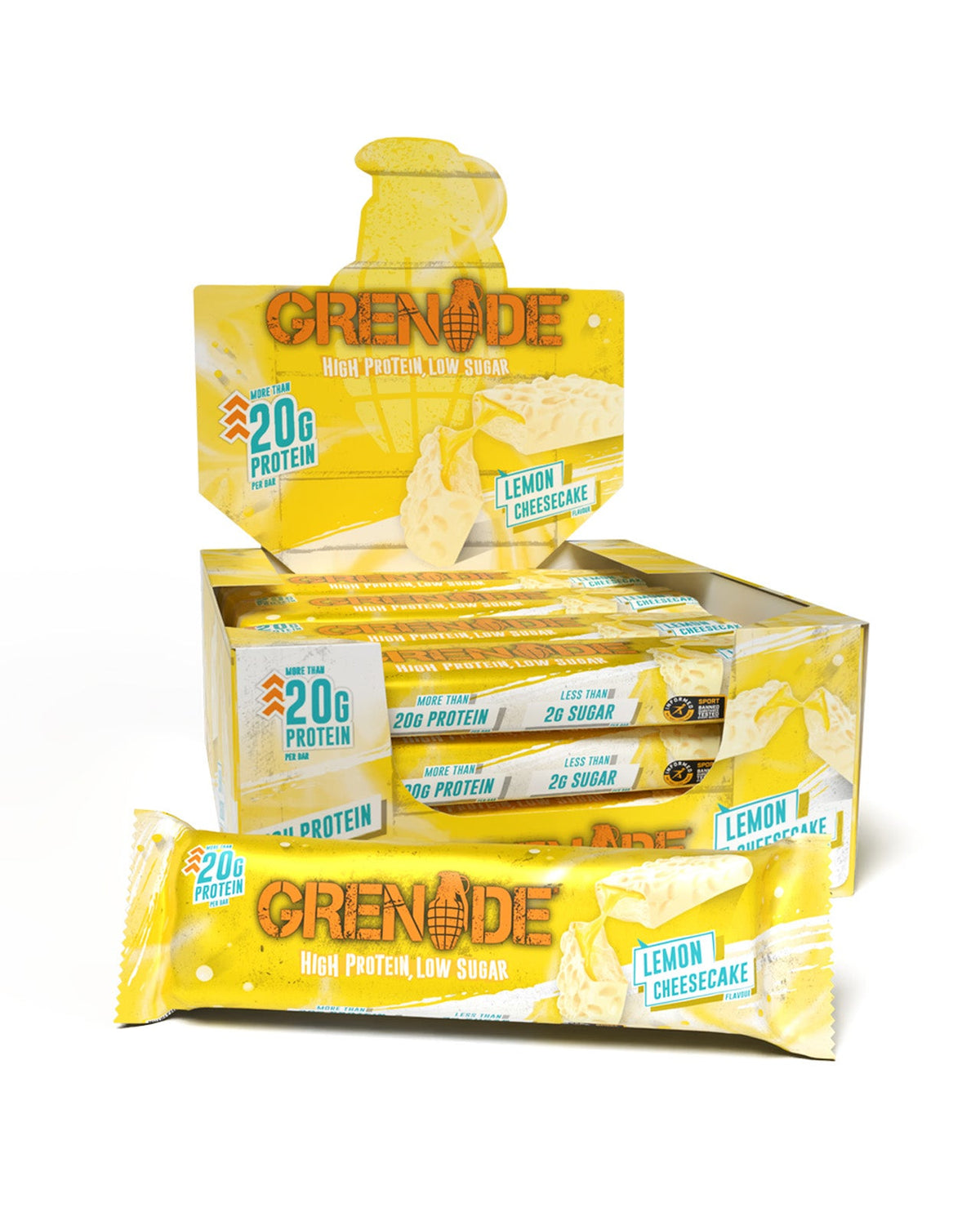 Grenade Protein Bar 60g - Lemon Cheesecake