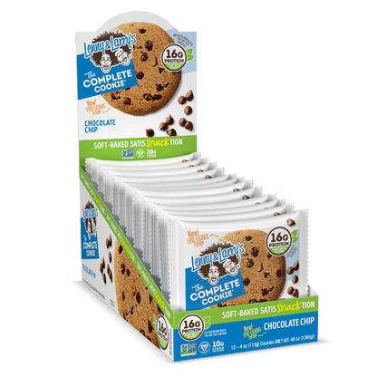 Lenny & Larry's The Complete Cookie 12x113g - Chocolate Chip product packaging