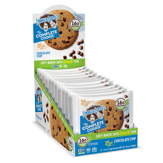 Lenny & Larry's The Complete Cookie 12x113g - Chocolate Chip product packaging