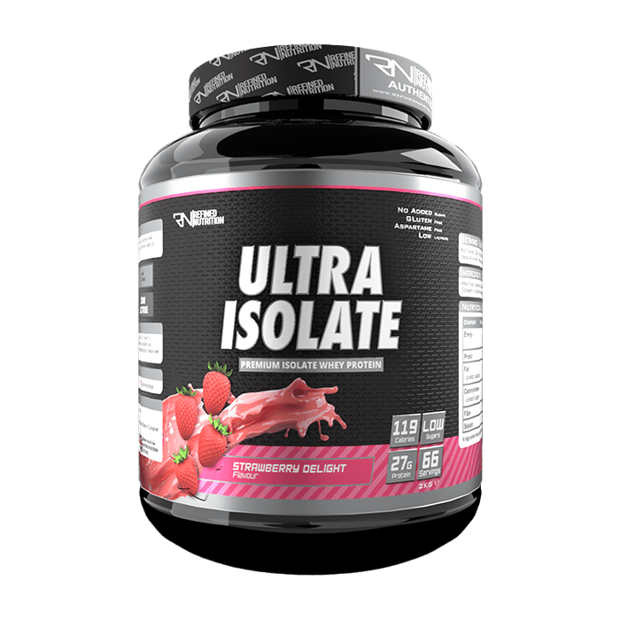 Refined Nutrition Ultra Isolate 2kg — Strawberry Delight