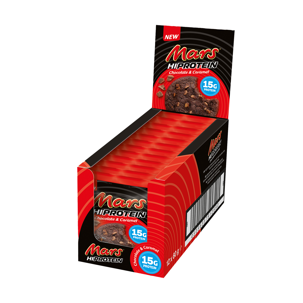 Mars Protein Cookie Original 12x60g - Mars product packaging