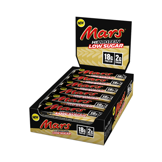 Mars Hi Protein Low Sugar 12x55g - Original product packaging