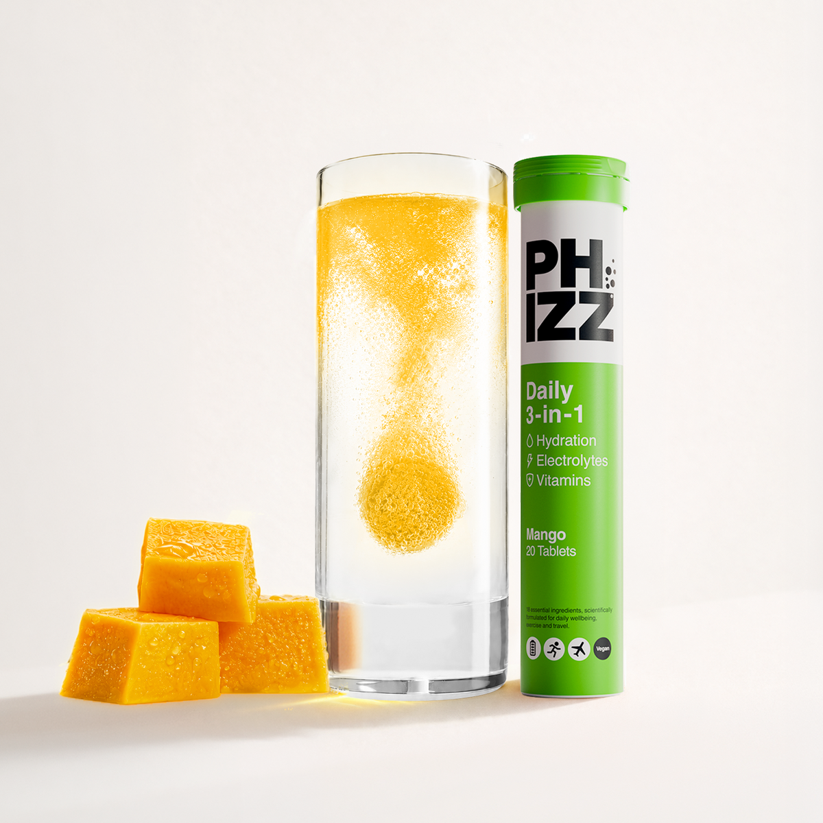 Phizz Daily 3-in-1 Mango 20 Tablets