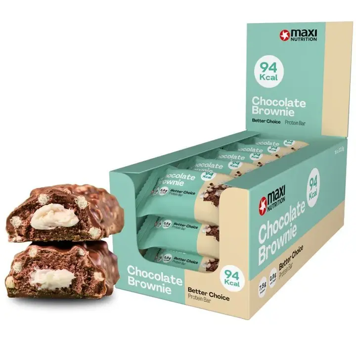 MaxiNutrition Better Choice Protein Bar 15x22.5g Chocolate Brownie packshot
