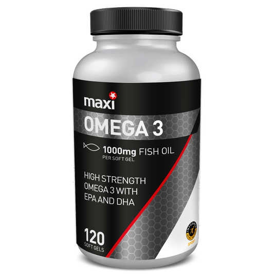 MaxiNutrition Omega 3 120 Soft Gels — MAX027