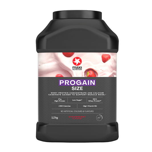 MaxiNutrition Progain 1.2kg - Strawberry product packaging