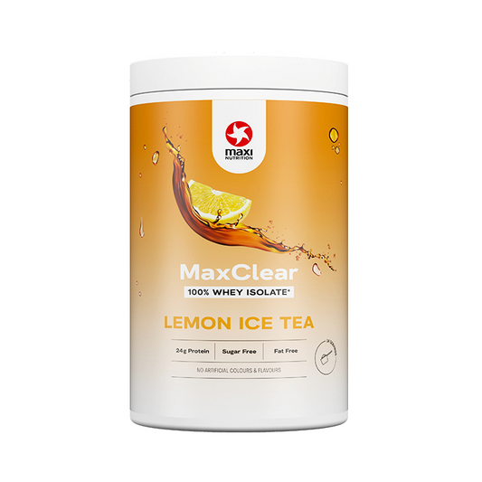 MaxiNutrition MaxClear 420g - Lemon Ice Tea product packaging