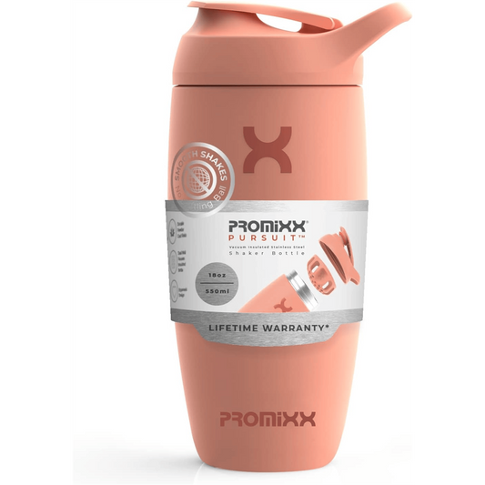 PROMiXX Pursuit Stainless-Steel Shaker Bottle 550ml - Coral product packaging