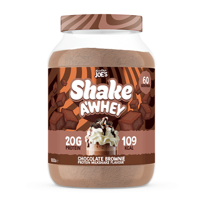 Mountain Joe's SHAKE A'WHEY 1.8kg Chocolate Brownie