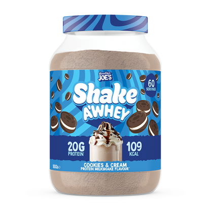 Mountain Joe's SHAKE A'WHEY 1.8kg Cookies & Cream