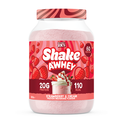Mountain Joe's SHAKE A'WHEY 1.8kg Strawberry & Cream