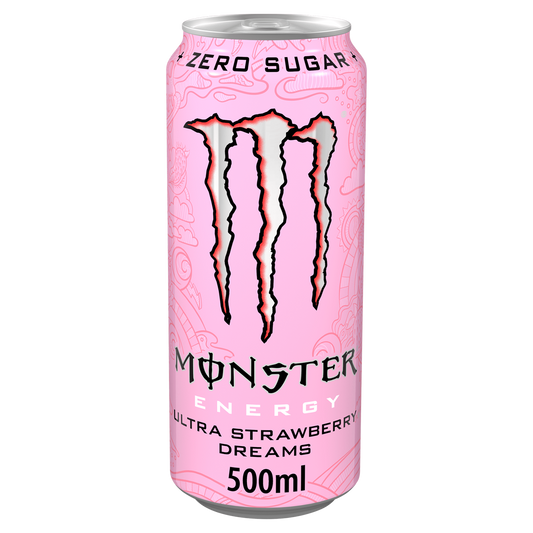 Monster Energy Ultra 12x500ml - Strawberry Dreams product packaging