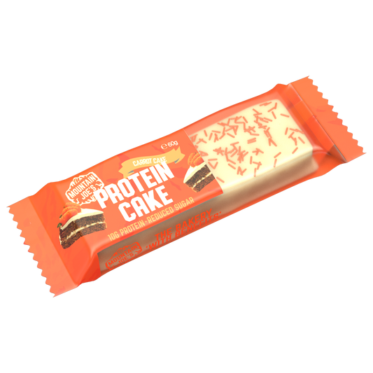 Mountain Joe's Protein Cake 10x60g - Carrot Cake product packaging